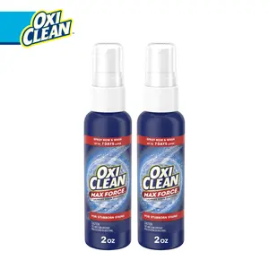 OxiClean Max Force Laundry Stain Remover Spray, Newborn & Baby Essentials, Travel & On-The-Go Stain Treater, 2 fl oz, 2PK