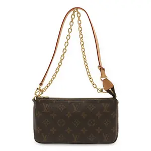 Pre-owned Louis Vuitton Canvas Shoulder Bags Pochette Accessoires Monogram 2way bag