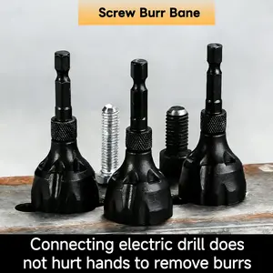 Hardware Tools, Screw Deburring and Chamfering Tool, Steel External Chamfer Knife, Thread Repair and Polishing Tool, All Seasons, Tool Accessories
