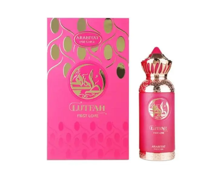 Arabiyat First Love Eau de Parfum, a Vanilla Girl Signature Scent with Peach, Jasmine & Caramel Notes, Clean Girl Perfume for Women, 80ML EDP Spray, Sweet Fruity Fragrance, Scented Fragrance Perfume, Vanilla Scents, Spray Bottle, Women's Fragrance