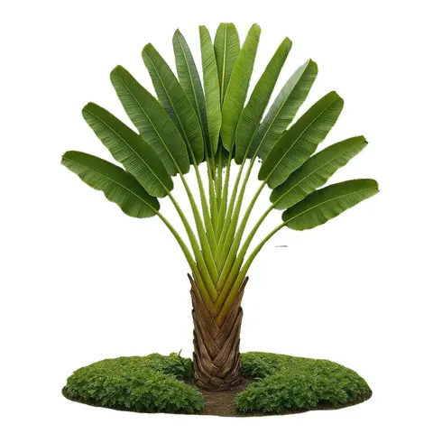 CZ GRAIN Premium Travelers Palm Tree (Ravenala madagascariensis) Tropical Houseplant Premium Seeds - 5 Seeds, Fan Leaves, Full Sun Tolerant, Bold Tropical Beauty, Zone 10-11 Hardy, Cold Hardy, Patio Standout, Home Garden Addition