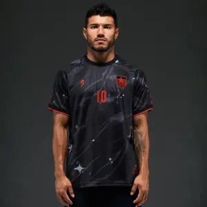 Captain America Heritage Jersey, Black Color Soccer Jersey, GOAT Vintage Streetwear Soccer Jersey, Gifts Boyfriend, Sports Top, Gym Athletic Clothes