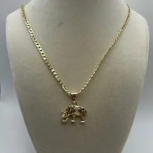 elephant 14k gold plated jewelry accessories