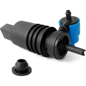 Windshield Washer Pump, Compatible with Jeep Dodge Chrysler Volkswagen Audi BMW Chevrolet Ford, Washer Fluid Pump with Grommet