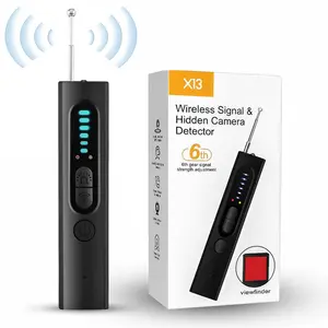 AI Hidden Camera Detectors, GPS Tracker detector, Spy Camera Detector, Bug Detector, RF Signal Detector, Listening Device Detector, 6 Levels Sensitivity, 4 Detection Modes, 30H Working Time for Travel, Car, Bathroom, Office, Hotel, Airbnb, Renta