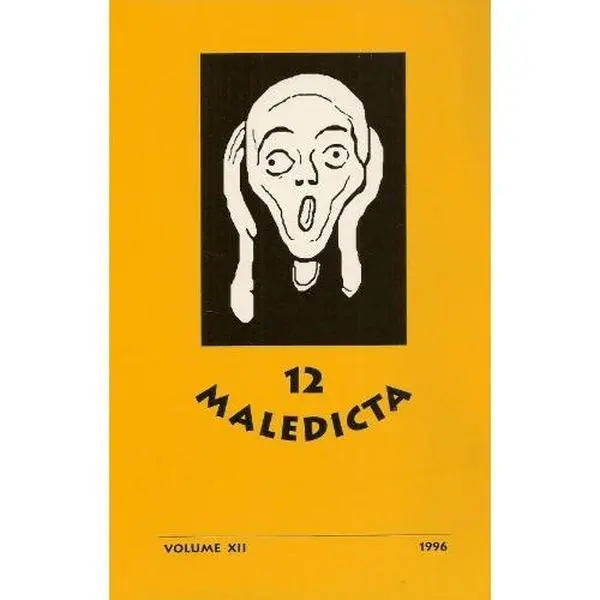 USED-Maledicta 12 (1996): The International Journal of Verbal Aggression, vol. 12. (Paperback)