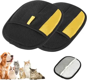 Hair remover Electrostatic gloves Two-way brush sticky hair remover Cat hair dog hair glover Grooming Removal Cleaning