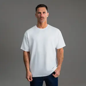 Cumulus Drop Shoulder T-Shirt - White