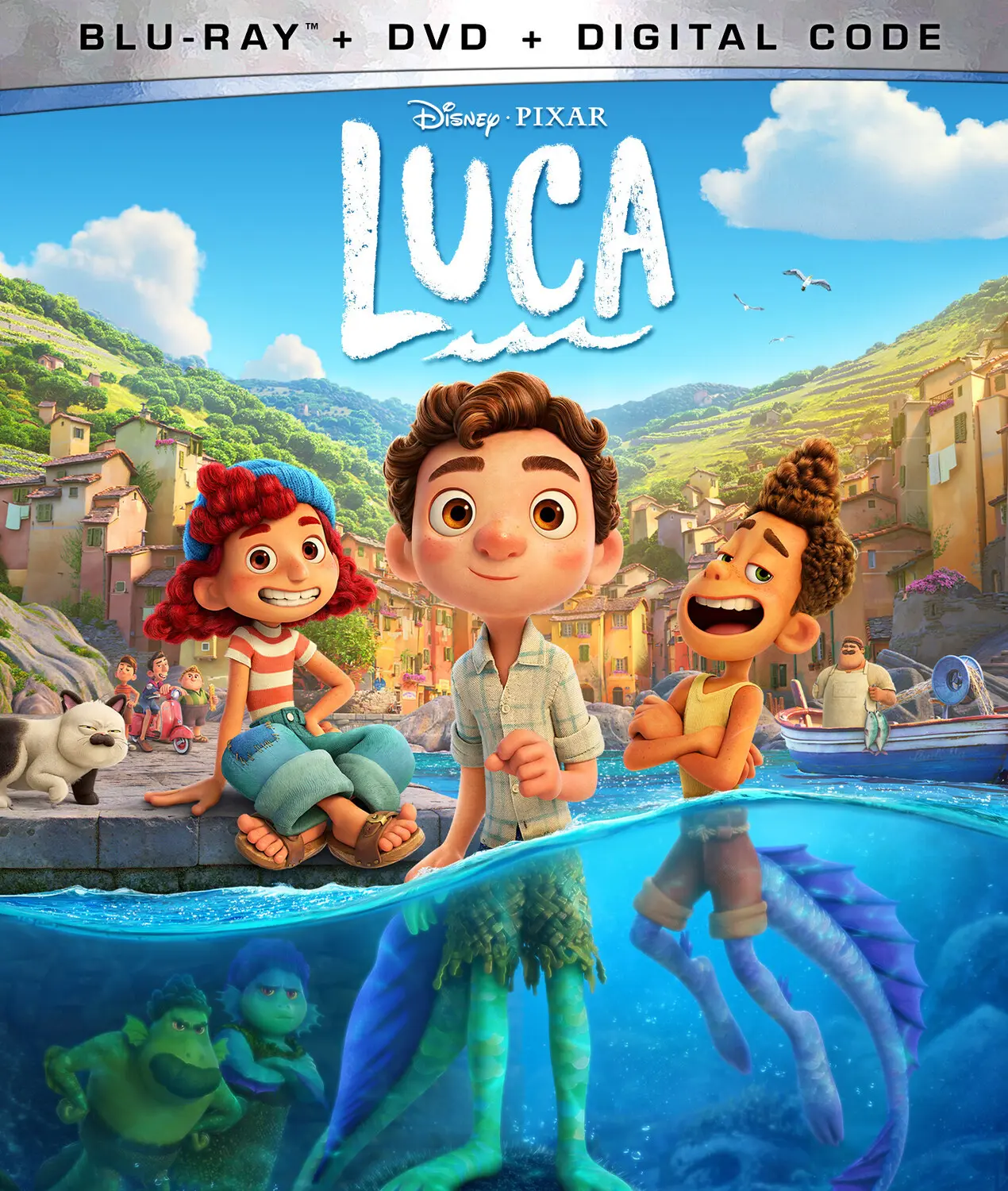 Luca  [BLU-RAY MOVIE] With DVD, 2 Pack, Ac-3/Dolby Digital, , Dolby, Digital Theater System, Dubbed, Subtitled