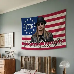 KidR Til You Can't Flag, Tapestry Flag, 4th July, Gift For Fan
