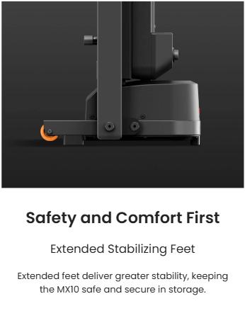 WalkingPad  MX10 Vertical Fold Treadmill | Upright Storage & 6.5MPH