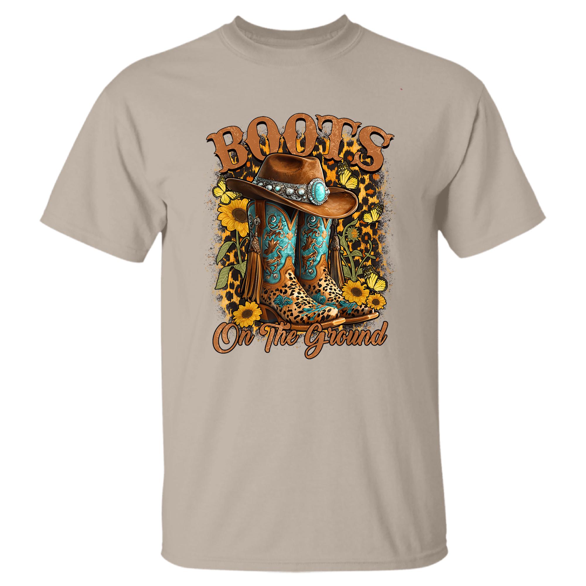 Western Cowgirl Boots On The Ground …