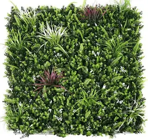 SHQH  - 40"x40" UV-Proof Artificial Hedge Mats - Transform Your Space with Boxwood Panels Topiary, Ideal for Indoor and Outdoor Backyard, Garden, Fence, and Wedding Decor