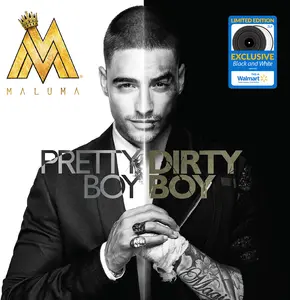 Maluma - Pretty Boy, Dirty Boy (Walmart Exclusive)  [VINYL RECORD - LP] Black, Colored Vinyl, White