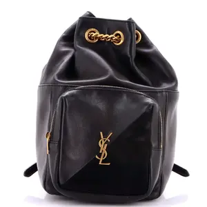 Pre-owned Yves Saint Laurent Leather Backpacks Saint Laurent Jamie Backpack and Suede by Rebag