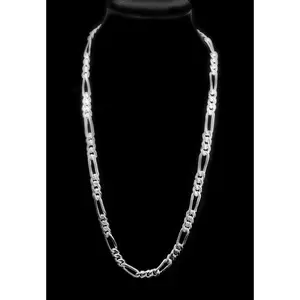 999 Silver | Figaro Necklace