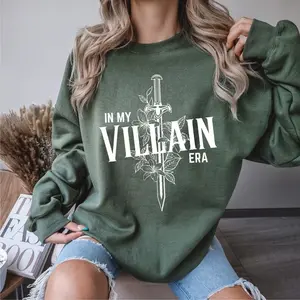 In My Villain Era Sweatshirt  Book Lover Reader Fall Gift