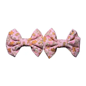 Pink Gingerbread Double Bows
