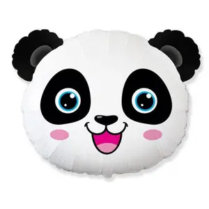 21" Panda Head Mylar Balloon