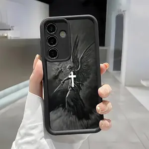 The angel whoap pearedto Balaam Soft&Flexible TPU Silicone Phone Case For Galaxy S26 Ultra S25 Edge S24 FE S23 S22 S21 Plus A13 A14 A15 A16 A17 A33 A34 A35 A36 A52 A53 A54 NOTE20 Durable|Shockproof|Full Camera Protection|Anti-Fingerprint