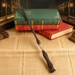 Novelty resin wizard staff, safe interactive magic prop, magic wand, role-play decorative toy, summer vacation gift, suitable for children and wizard enthusiasts, party trick accessory