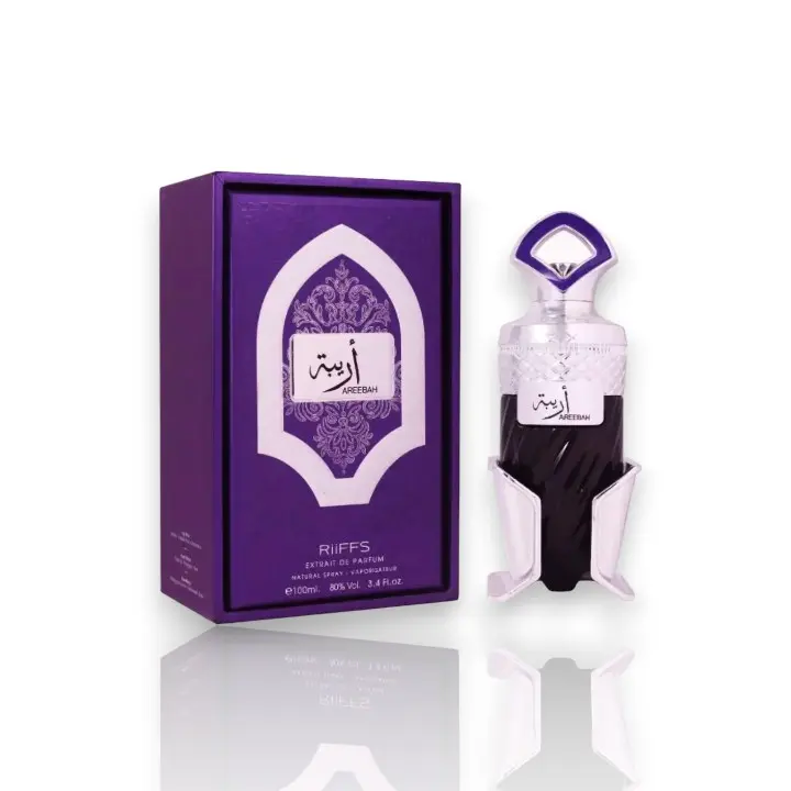 Riiffs Areebah Extrait de Parfum for Women, 100 ML (3.4 fl oz, 3 to 3.9 fl oz range), Fresh Floral Fruity Scent Tropical Notes, Selfcare Women's Fragrance