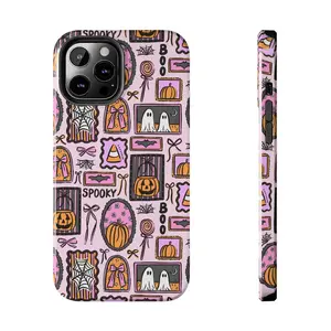 Cute Halloween Premium Film 2 in 1 Phone Case - Durable, Shock Absorbing and Stylish Protection - Compatible with iPhone 17 16, 15, 14, 13, 12, 11, Plus, Pro, Pro Max, Perfect birthday gift for friends. Shockproof Local
