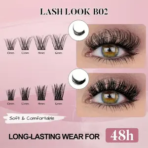 DIY Pro Lash Extension Kit – 144 Pcs Thick Lashes for Bold Looks!