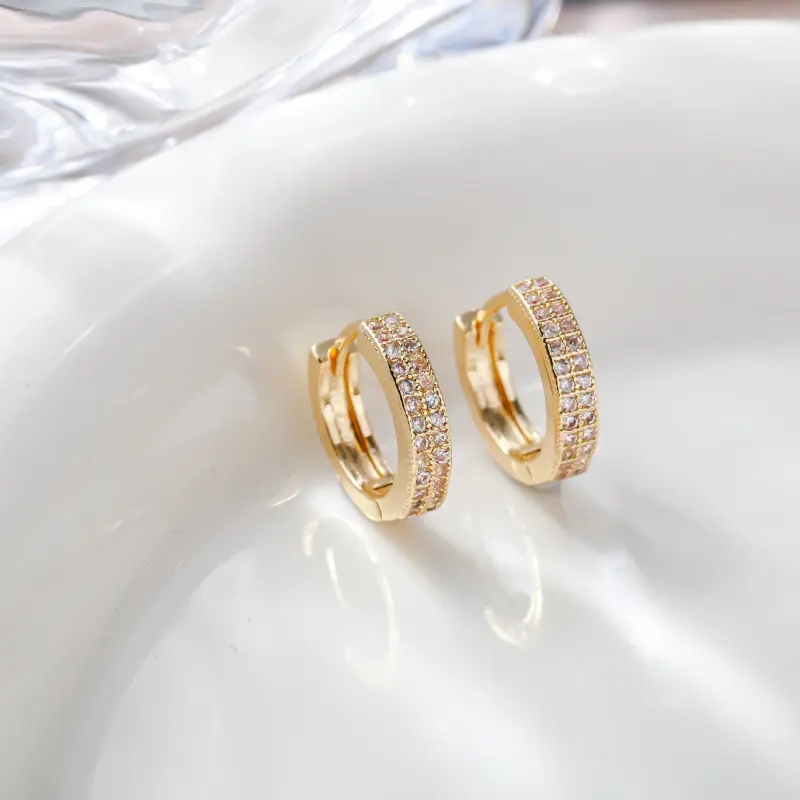 E5 518 Gold 14x14mm (pair)