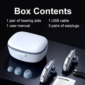 Bluetooth Personal Sound Amplifier, VocClear 2.0, 30% Clearer Speech, Music Mode, App Control, Wireless Streaming for Seniors