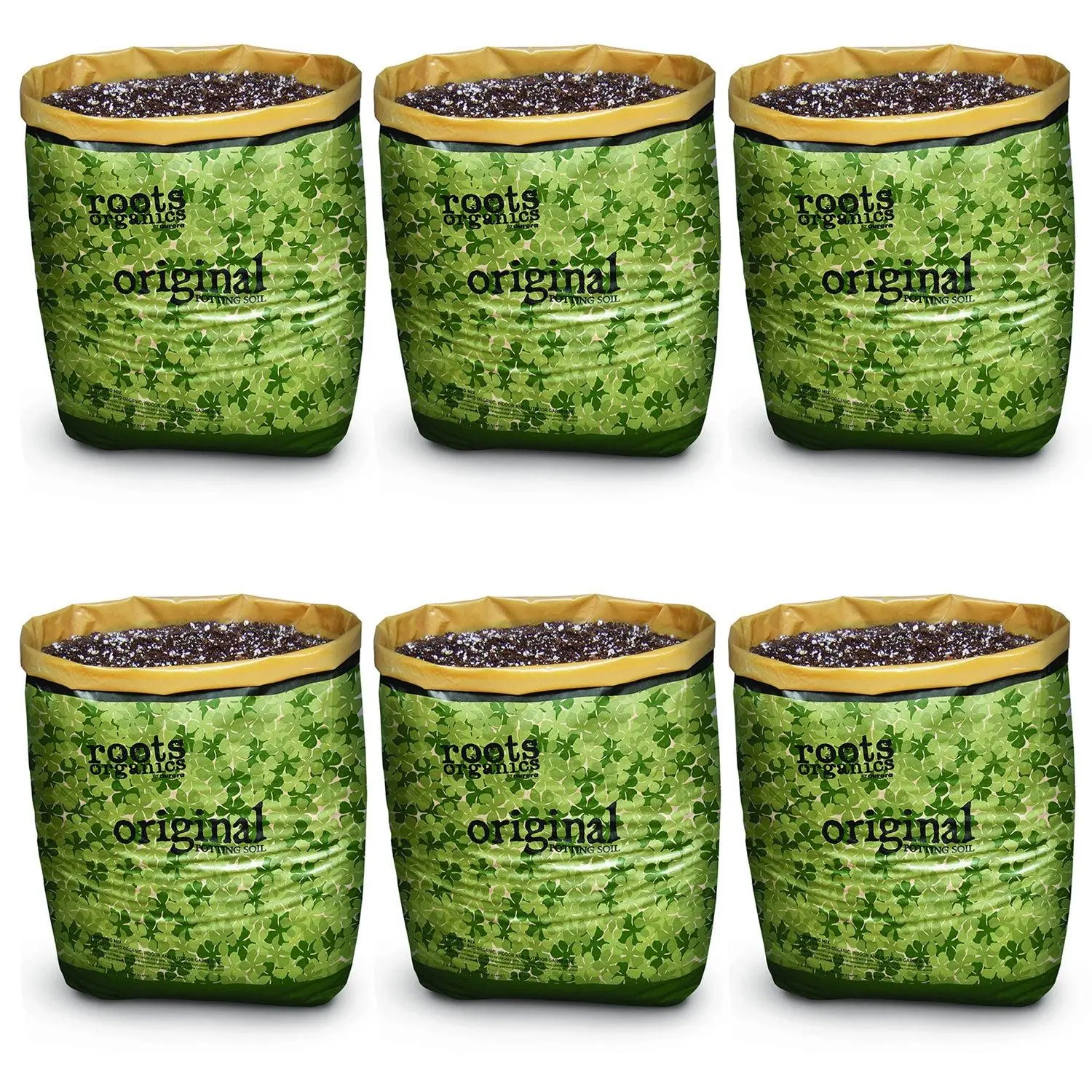 Roots Organics Hydroponic Gardening Coco Fiber-Based Soil 1.5 cu ft (6 Pack)