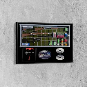 Resident Evil 4 - 2D Print Inventory Screen Shadowbox Art Display | Collector’s Gaming Memorabilia