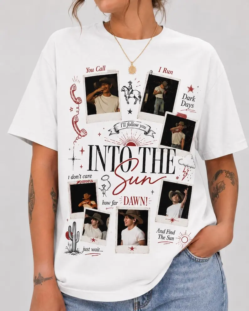 Into The Sun Concert Shirt - Taehyung Shirt, Kpop Fan Gift