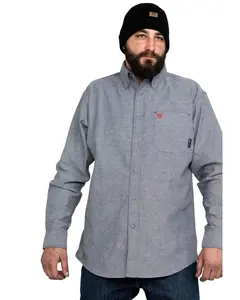 Ariat Men's Fr Solid Durastretch Long Sleeve Work Shirt - 10027885