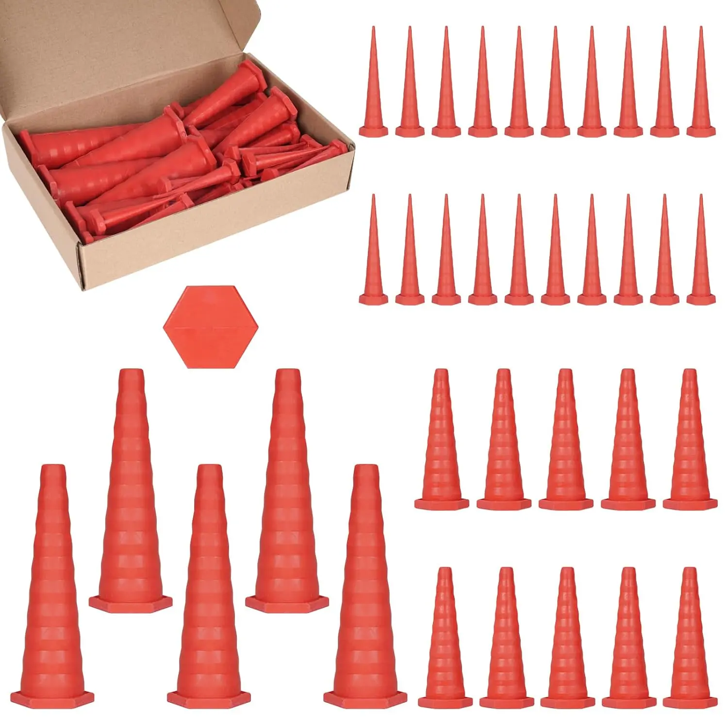 35 count Hydraulic Oil Service Plugs, Universal Anti-Drip Rubber Plugs, 3 Sizes Hydraulic Hose Plugs Suitable for Plugging Diesel Mechanical, Heavy Equipment Oil Port or Oil Pipe Leakage