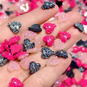 Angel Wings with K9 Crystal for Nail Art, DIY, and More - Perfect for Creative Nail Designs