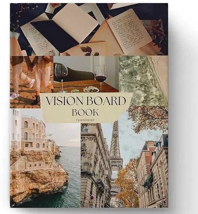 KF Roam Vision Board Book with 1000+ Images – Scrapbook, Crafts for Adults, Clip Board, Junk Journal, Journaling, Board Books, Scrapbooking, Art Kit