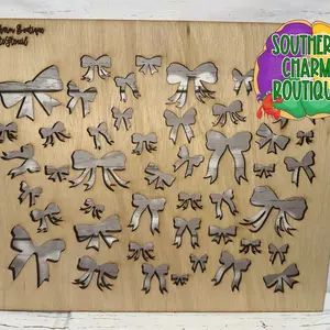 Coquette Bows Bleaching Stencil