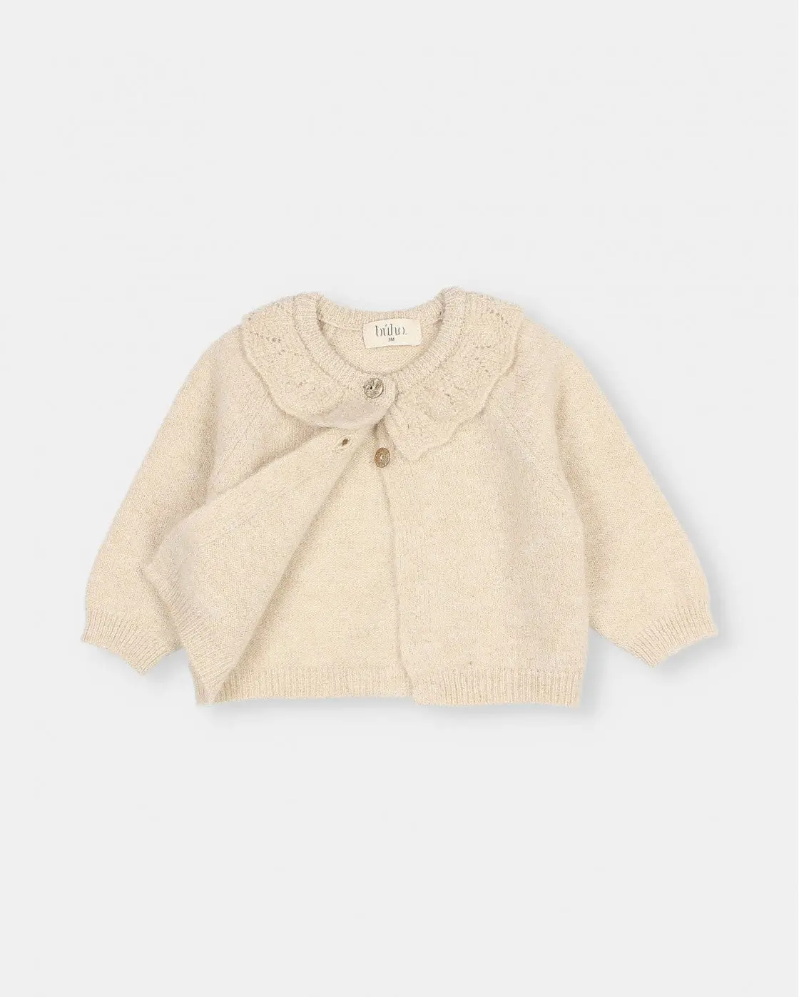 BB Lurex Cardigan - Natural