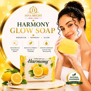 LEMON GLOW BEAUTY SOAP .