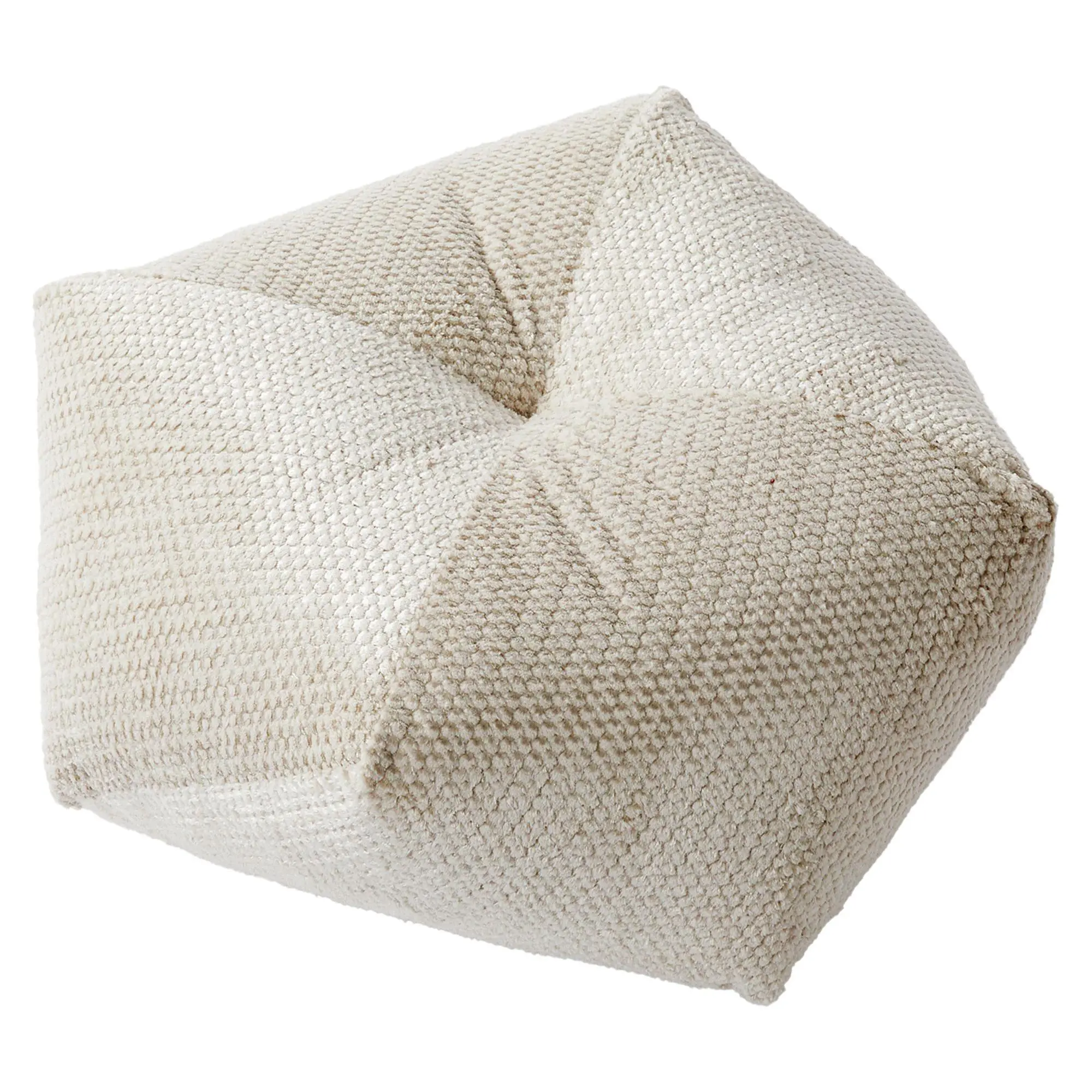Sorra Home Indoor Cozy 25" Geo Pouf Sorra Home Indoor Cozy 25" Geo Pouf