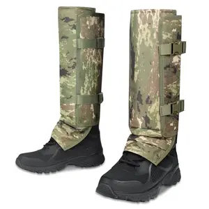 Unisex Adjustable Outdoor Snake-Resistant Leg Gaiters, Abrasion-Resistant Durable Fabric Protective Gear for Hunting, Hiking | Anti-Puncture Design, Easy to Put On, Waterproof Leg Covers for Backpacking & Camping