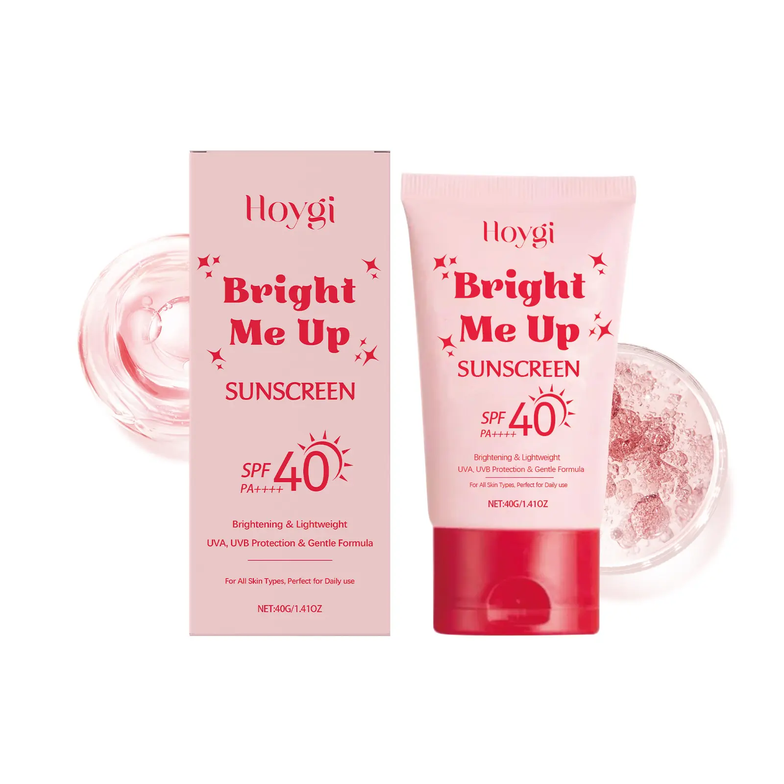 Niacinamide & Centella Asiatica Extract Moisturizing Sunscreen Cream for Face & Body, Body Care Formula with UV Absorption, Brightening, Hydrating, Even Out Skin Tone & Texture for Adults