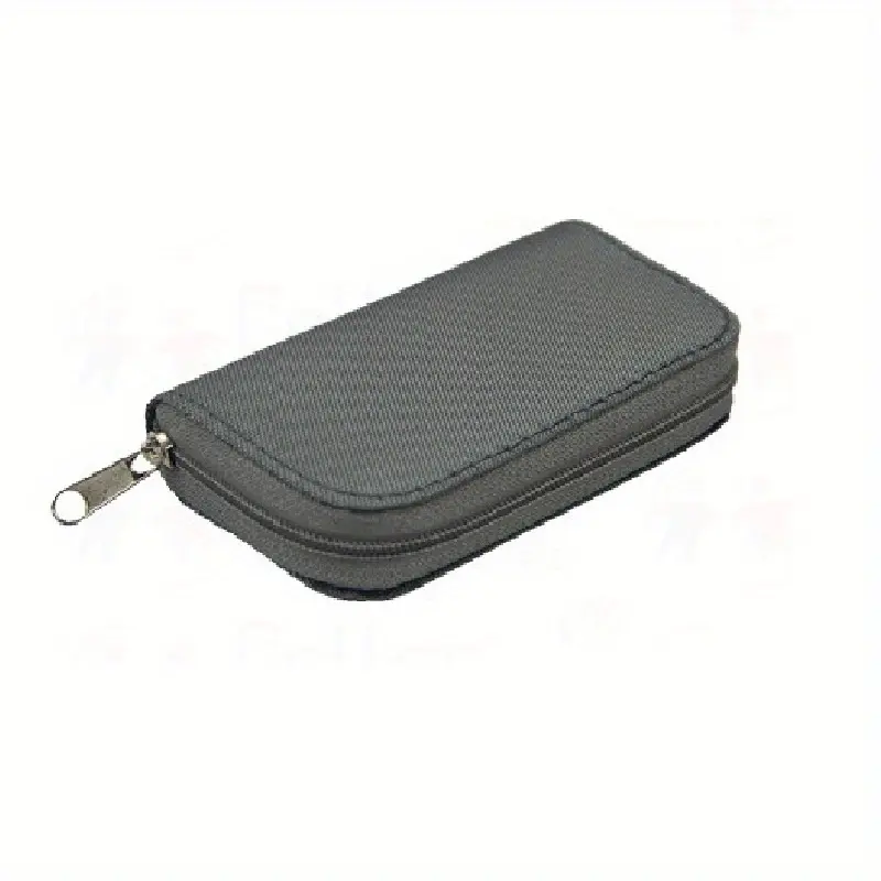 1pc Portable Memory Card Multifunctional Durable Storage Bag, Suitable For SD Card, CF Card Storage Protection Box, Including 18 SD Card Slots And 4 CF Card Slots, Versatile Storage Bag