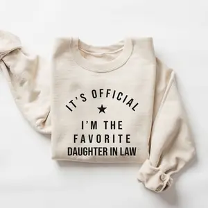 Daughter In Law Sweatshirt, Funny Daughter-In-Law Crewneck, Birthday Gift for Daughter In Law, Cozy Family Sweater
