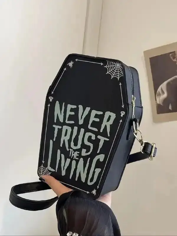 Fashionable Letter & Spider Web Pattern Crossbody Bag, Casual Pu Leather Mini Shoulder Bag for Women, Trendy All-match Commuter Bag for Daily Used Spacious Travel Handbag Vintage School Coin Purse Multiple Pockets