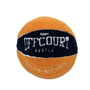 Plush Offcourt Basketball Pillow Simulation High Quality Basketball Plush Pillow Stuffed Funny Lifelike Basketball Pillow Doll