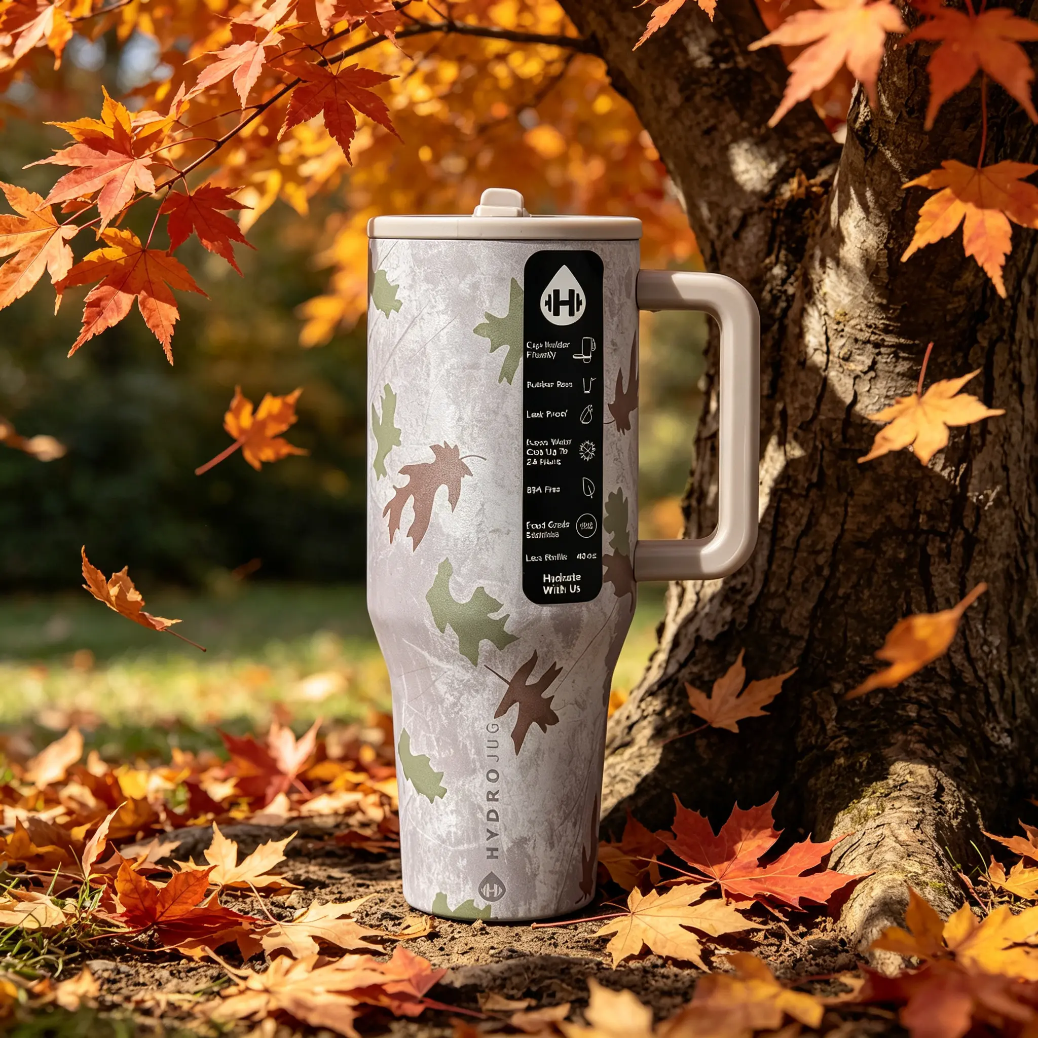 HydroJug 40oz Insulated Stainless Steel Vacuum Flask - Portable Tumbler, Leakproof Drinkware for Daily Commute, Ideal for Sports Enthusiasts