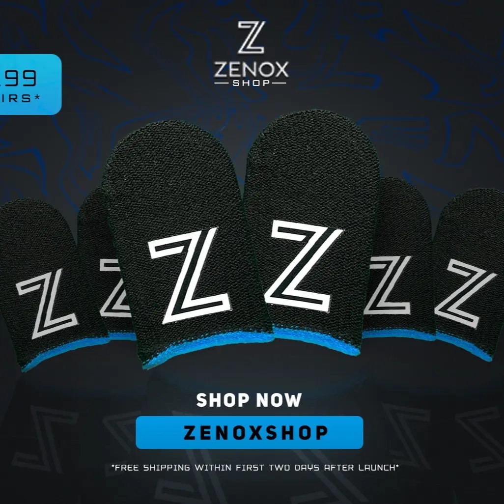 Zenox Thumb Sleeves - Mobile Gaming Finger Sleeve