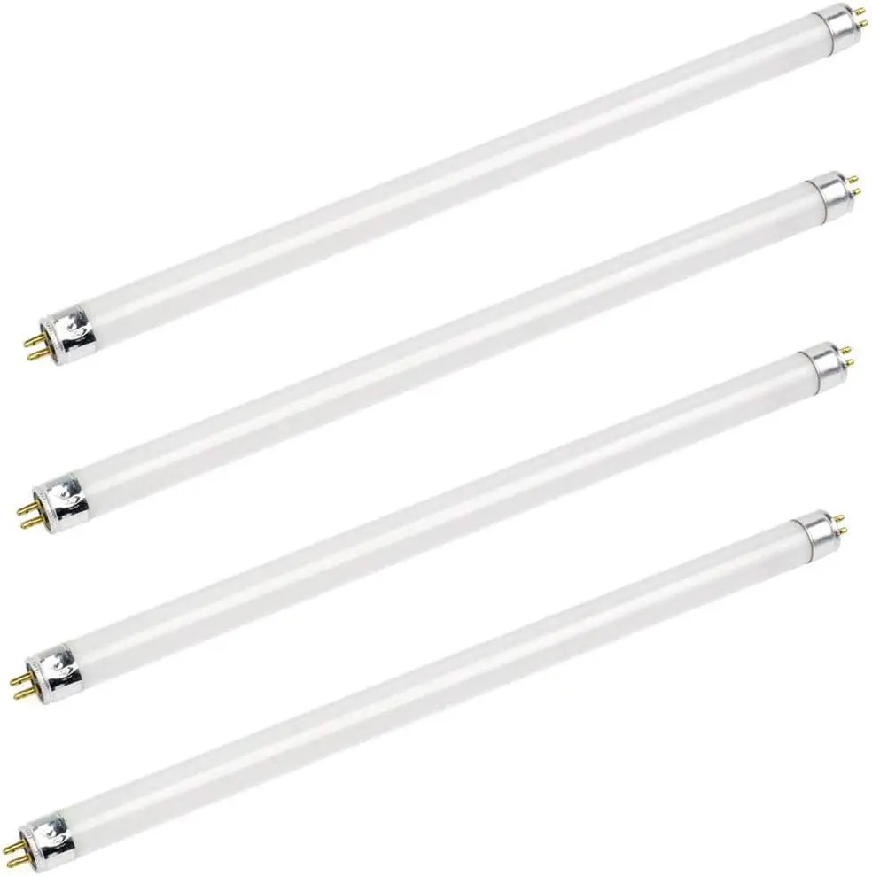 F14T5/830 14W 22 Inch T5 Fluorescent Tube Light Bulb 3000K Warm White Mini Bi-Pin (G5) Base Straight Tube Light Bulb (4 Pack)